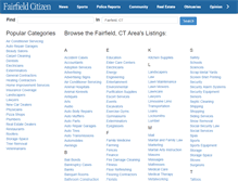 Tablet Screenshot of local.fairfieldcitizenonline.com